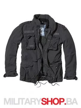 Zimska jakna sa uloškom Giant crna M65 Brandit