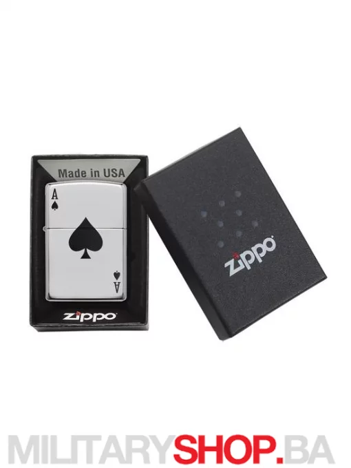 Zippo upaljač As Spade design