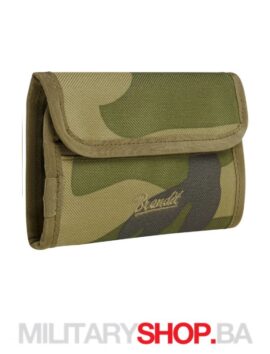 Brandit Preklopni Čičak Novčanik W2 Woodland