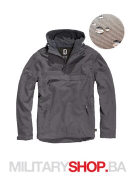 Brandit Windstoper Windbreaker Jakna Antracit Siva
