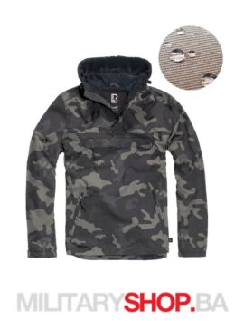 Brandit Windstoper Windbreaker DarkCamo Maskirna Jakna