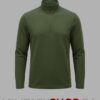 Muški Pamučni QuarterZip Puloverm Maslinasto Zeleni KobraYU