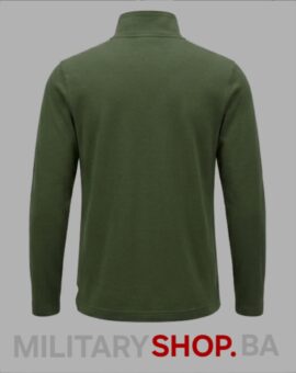 Muški Pamučni QuarterZip Puloverm Maslinasto Zeleni KobraYU